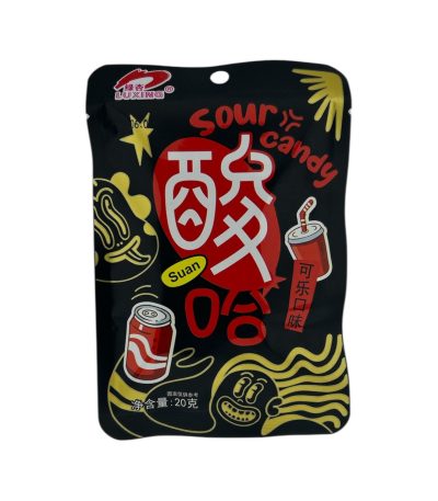 Кислые конфеты sour candy кола 20 гр