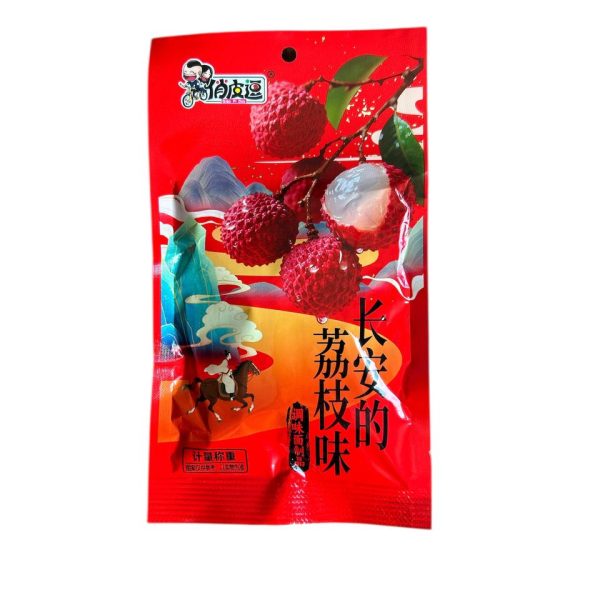 Соевый снек Qiao pi Dou личи 12 гр
