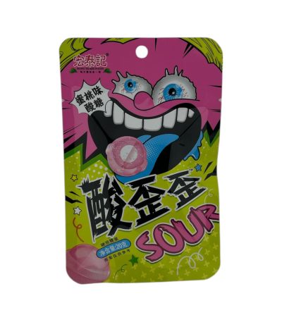 Кислые конфеты Hong Tai Kee Foods Бабл Гам 20гр