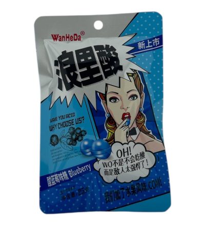 Кислые конфеты WanHeDda ассорти 25 гр